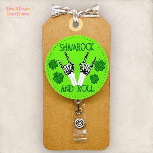 Shamrock and Roll Badge Topper