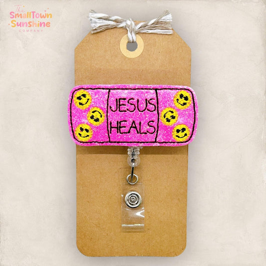 Jesus Heals Badge Topper