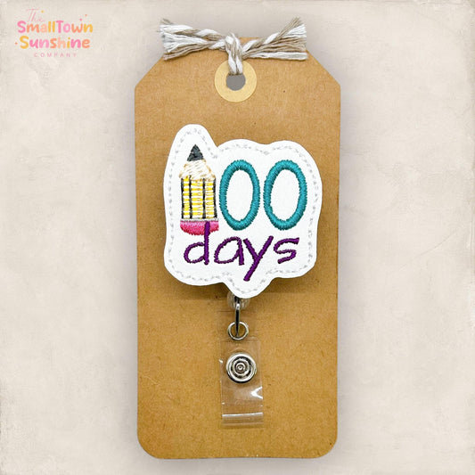 100 Days of School Badge Topper