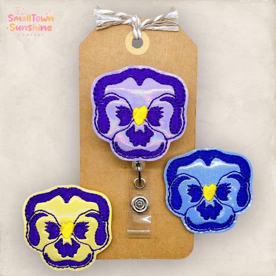 Pansy Badge Topper