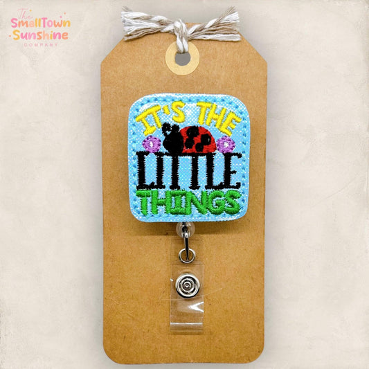 It’s the Little Things Badge Topper
