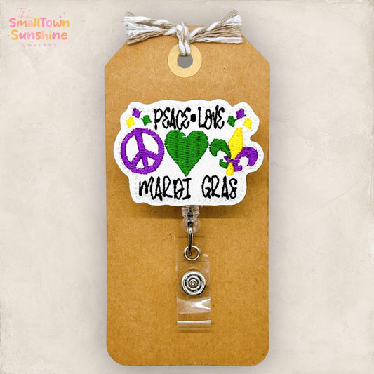 embroidered badge reel toppers