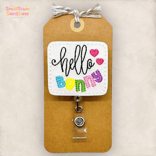 Hello Bunny Badge Topper
