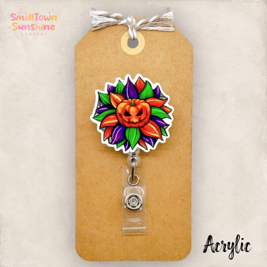 Halloween Sunflower Badge Topper