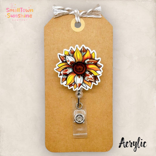 Fall Sunflower Badge Topper