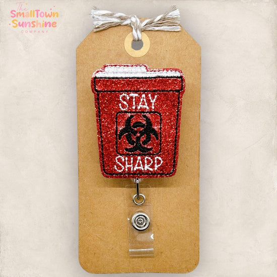 Stay Sharp Badge Topper