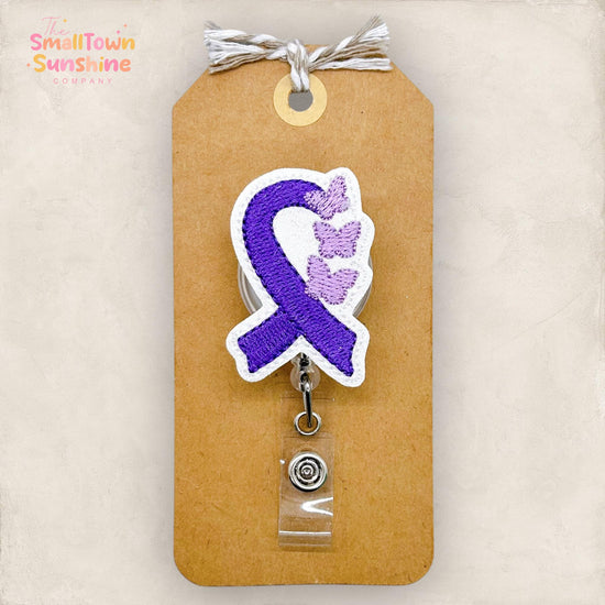 Lupus Butterfly Ribbon Badge Topper