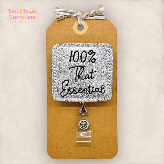 100% That Essential Badge Topper