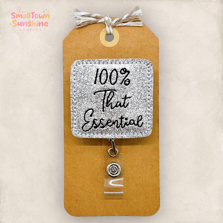100% That Essential Badge Topper