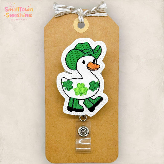 St Patrick’s Day Goose Badge Topper