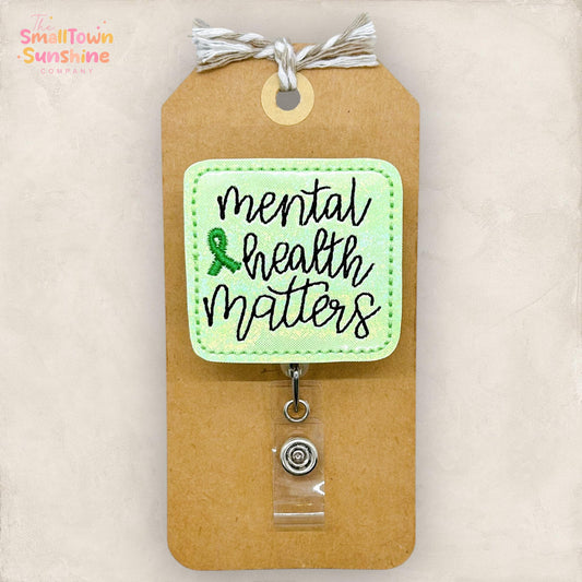Mental Health Matters Badge Topper