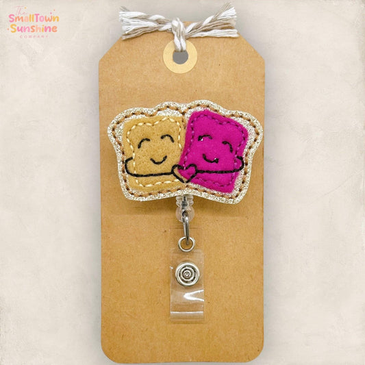Peanut Butter & Jelly Badge Topper