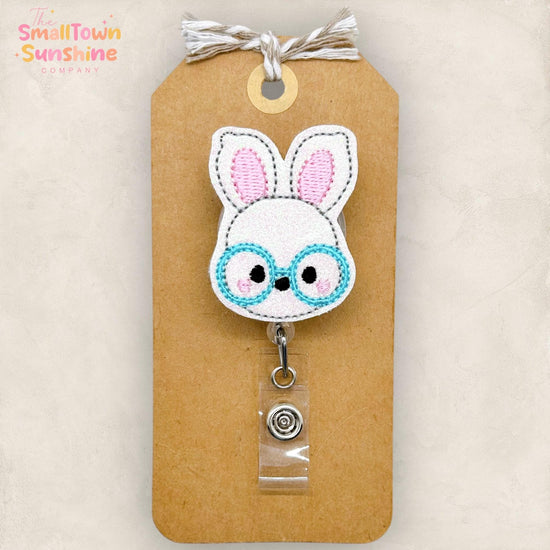 Glasses Bunny Badge Topper