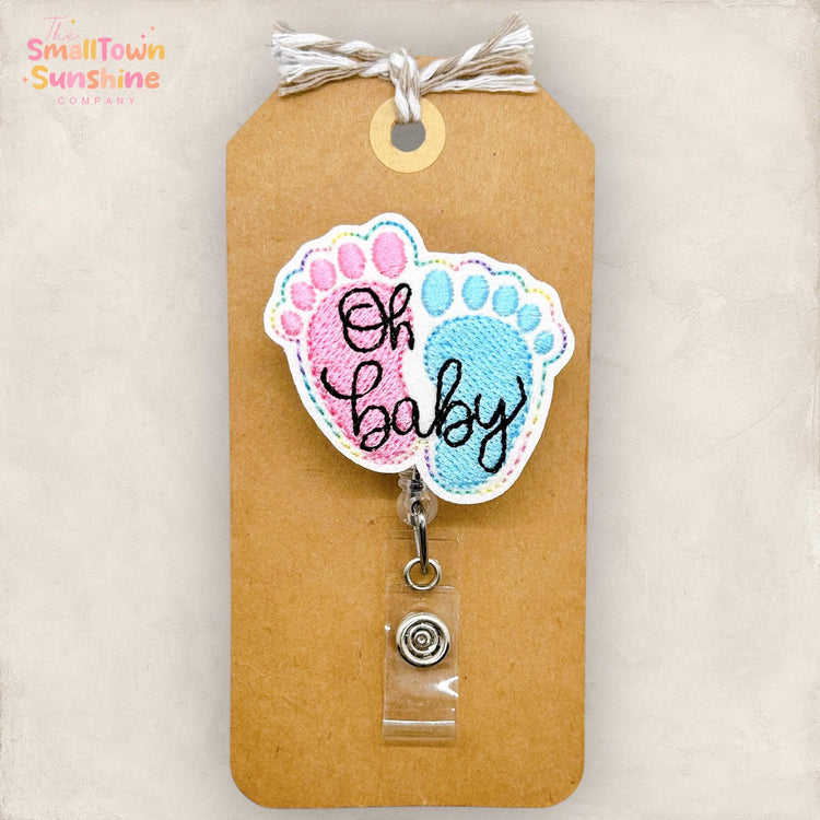 Oh Baby Badge Topper