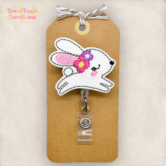 Jumping Bunny Badge Topper
