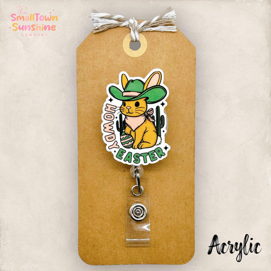 Howdy Easter Badge Topper