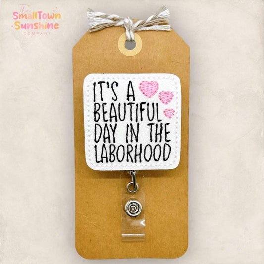 It’s a Beautiful Day in the Laborhood Badge Topper