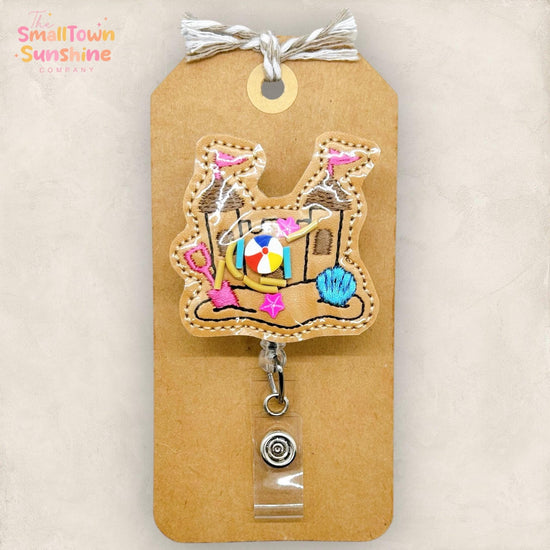 Sandcastle Shaker Badge Topper