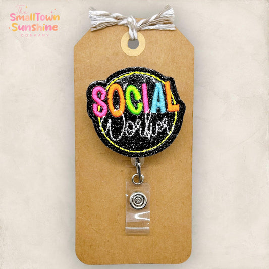 Social Worker Badge Topper