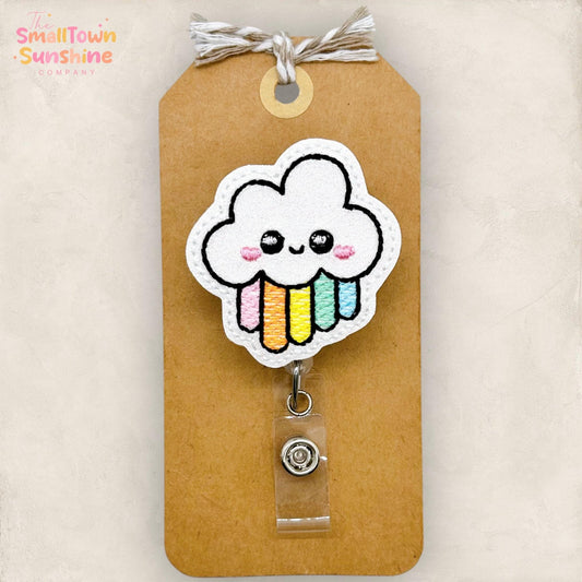 Rainbow Cloud Badge Topper