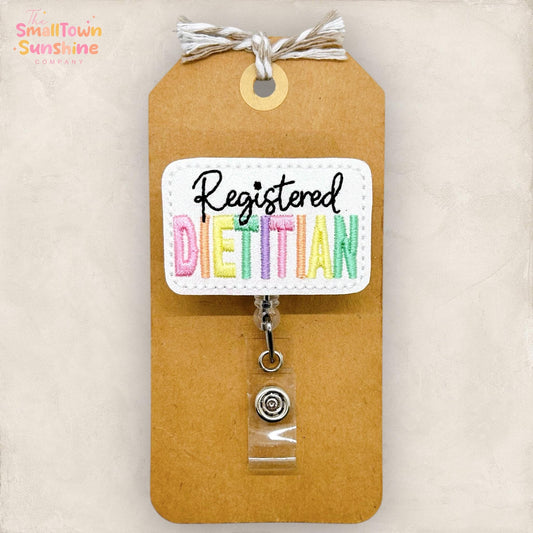 Registered Dietitian Badge Topper