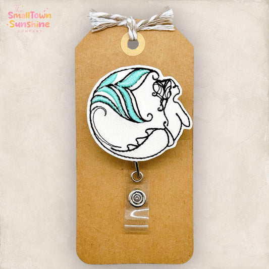Mermaid Badge Topper