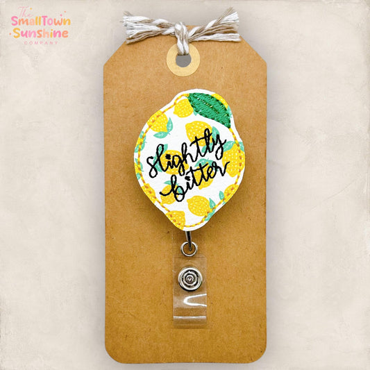 Slightly Bitter Badge Topper