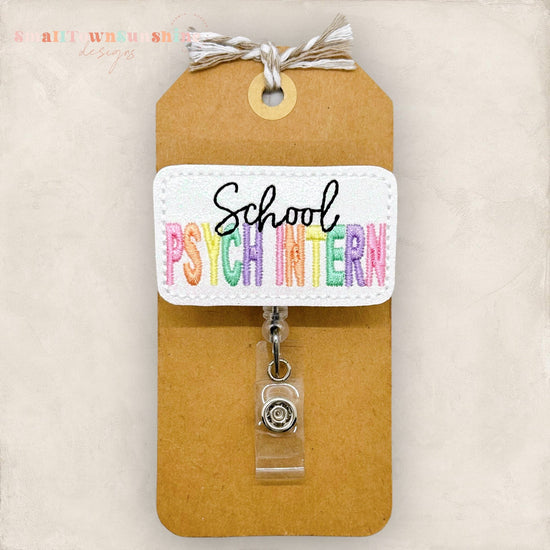 School Psych Intern Badge Topper