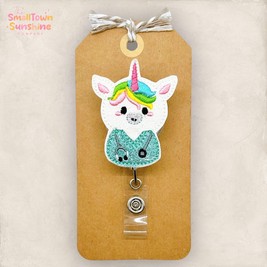 Nurse Unicorn Badge Topper