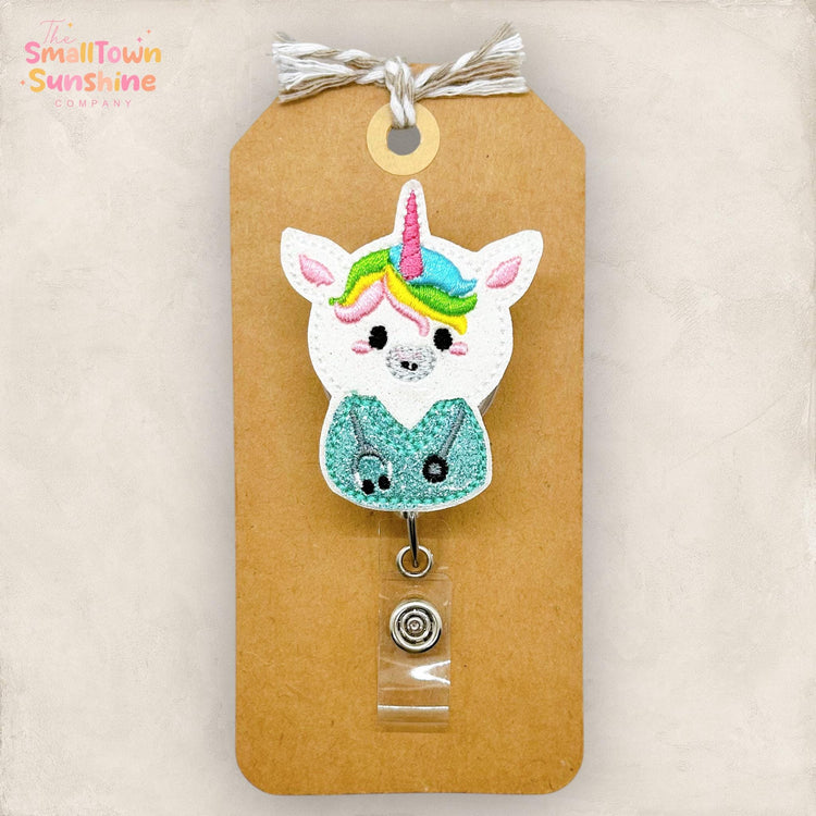 Nurse Unicorn Badge Topper
