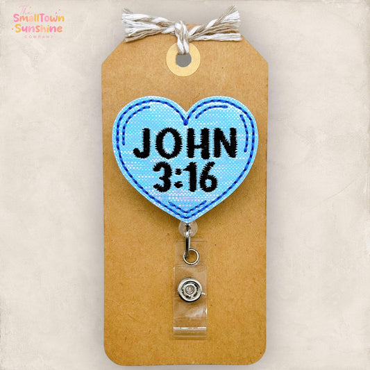 John 3:16 Badge Topper