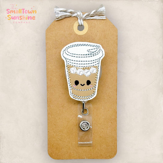 Iced Coffee Badge Topper