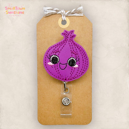 Purple Onion Badge Topper