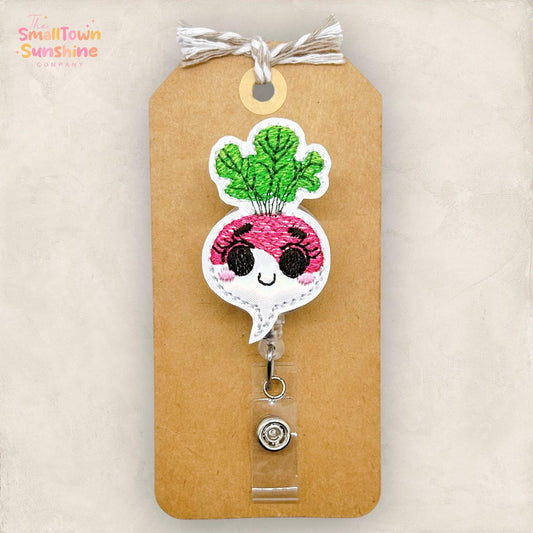 Radish Badge Topper