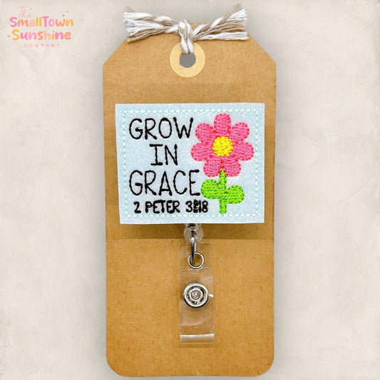 Grow in Grace Badge Topper