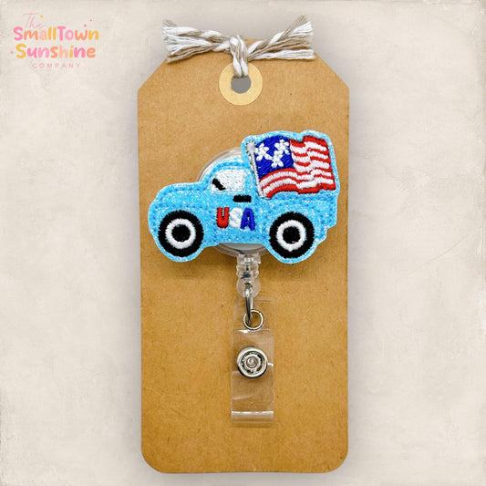 Patriotic Truck Badge Topper