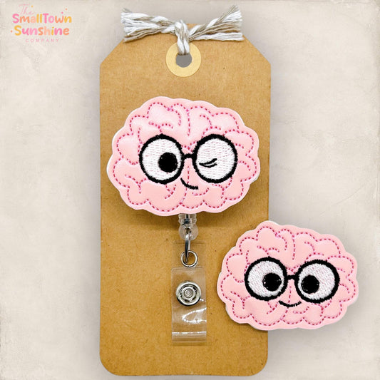 Happy Brain Badge Topper