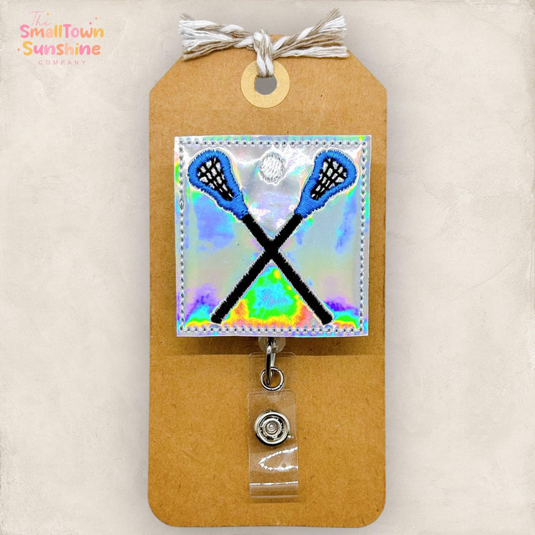 Lacrosse Sticks Badge Topper