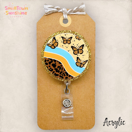 Monarch Butterfly Badge Topper