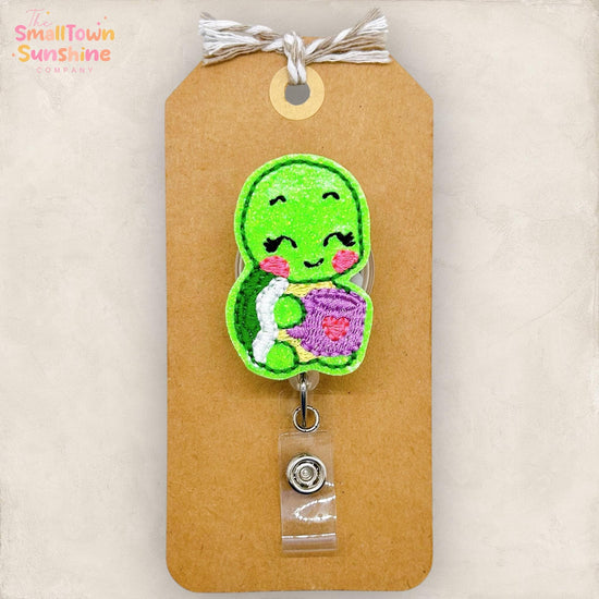 Sweet Turtle Badge Topper