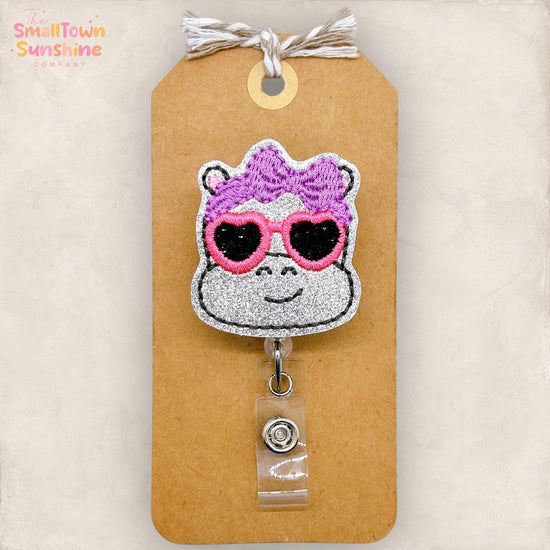 Summer Hippo Badge Topper