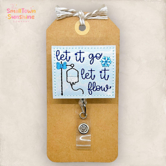 Let it Flow Badge Topper