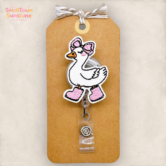 Pretty Goose Girl Badge Topper