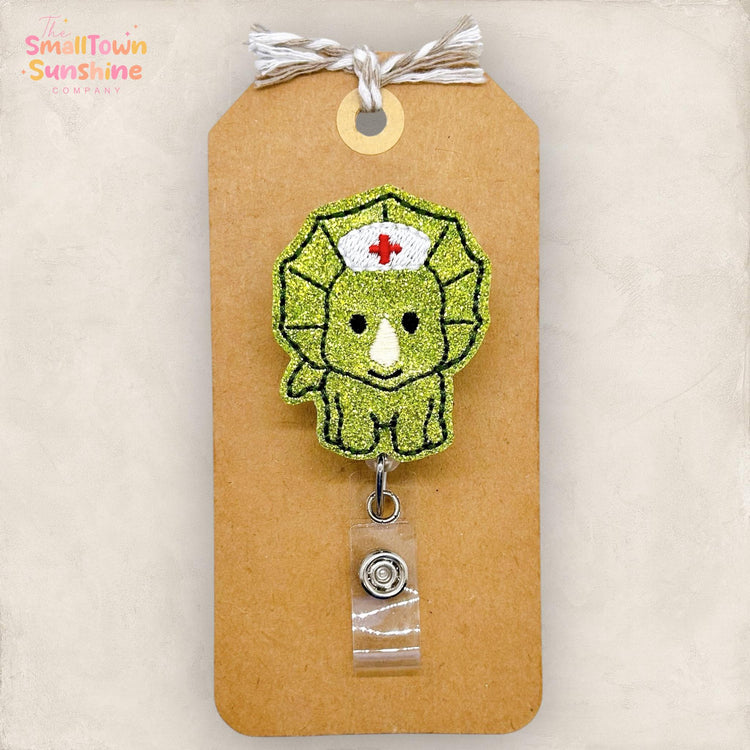Nurse Dino Badge Topper