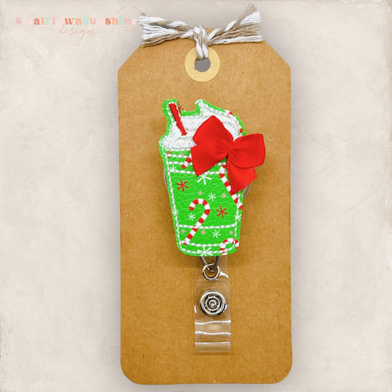 Peppermint Mocha Badge Topper