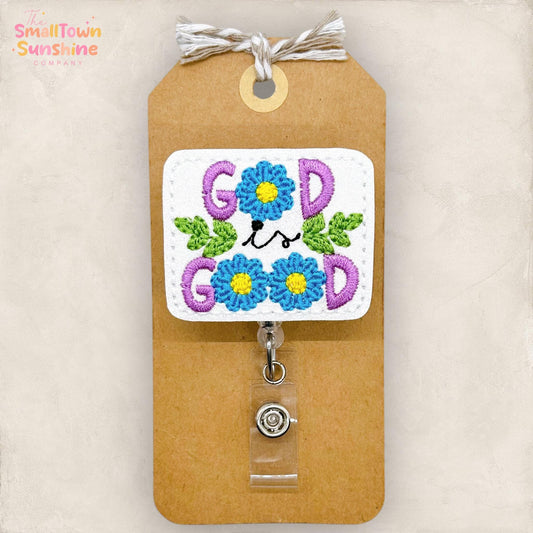 God is Good Badge Topper
