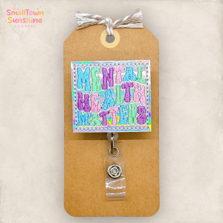 Mental Health Matters Badge Topper