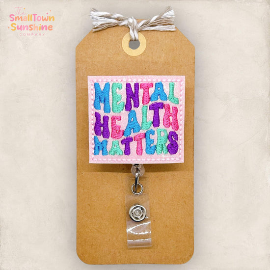Mental Health Matters Badge Topper