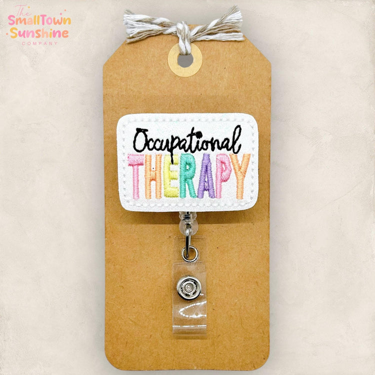 Occupational Therapy Badge Topper