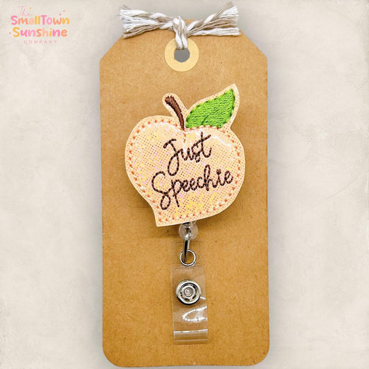 Just Speechie Badge Topper